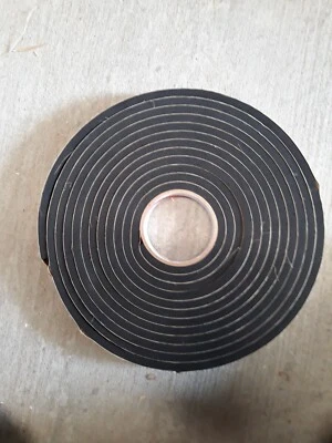 $18 • Buy Sponge Rubber,  Adhesive Back, Neoprene?, 3/8t 1 1/4w 25' Roll