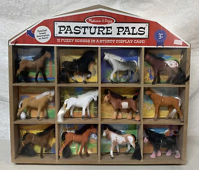 Melissa & Doug Pasture Pals Set Of 12 Horses With Display Case • $20.72