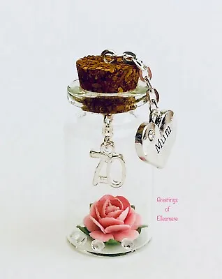 Miniature Gift Keepsake 70th Friend Mum Sister Nan Birthday Choose Your Charm • £4.99