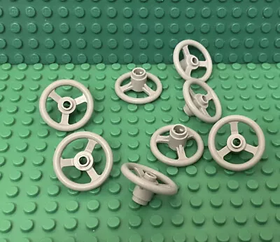 Lego 8 Light Bluish Gray Technic Steering Wheel Small3 Studs Diameter #2819 • $4.25