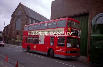 LONDON TRANSPORT LEYLAND TITAN BUS T661 35mm NEGATIVE+COPYRIGHT • £2