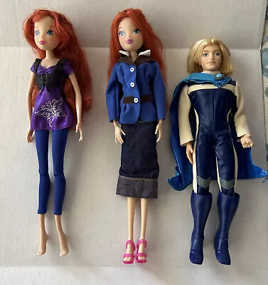 Winx Club 2004 Mattel Prince Sky Rock Star Bloom Doll Lot • $65