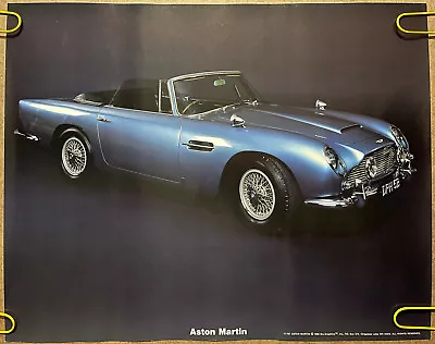 Original Vintage Poster Aston Martin 1986 Sports Car Memorabilia Racing Speed • $39.95