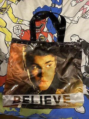 £20.64 • Buy Justin Bieber Believe 2012-2013 Vinyl Tour Bag Tote Extra Large