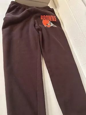 Vintage 1993 Nutmeg Cleveland Browns Sweatpants Joggers Size Large NFL • $49.99