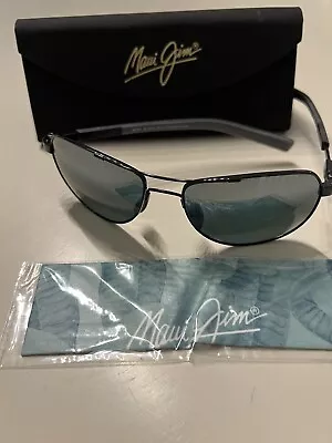 Genuine￼Maui Jim Guardrails Black/Grey Sunglasses Mj-327-02 58-17-130 New • $330