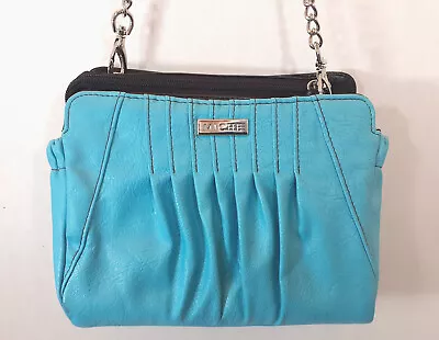 Miche Sally Demi Purse Handbag Robin Egg Blue Shell Black Inner Removable Strap • $16.99