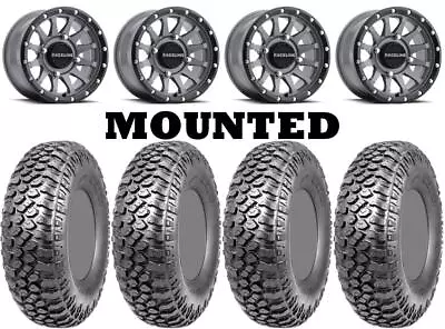 Kit 4 Maxxis RAZR XT Tires 30x10-14 On Raceline Trophy Gray Wheels H700 • $1743.57