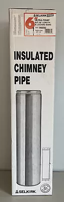 6 X36 Selkirk Ultra Temp Stainless Chimney Pipe 206036U MetalBestos 6UT-36 Open • $150