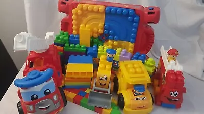 LArge Toy Mega Blocks Bundle (bricks Sets Trucks Table) • £49.99