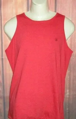 Mens Volcom Heather Red Tank Top T-shirt Size M • $19.90