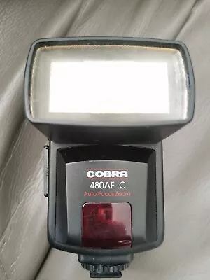 Cobra 480 AF-C TTL Flash For CANON Autofocus Film SLR • £12.99