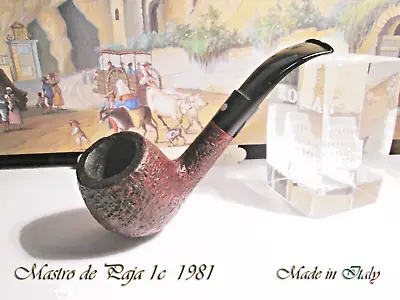 Mastro De Paja 1c 1981 Made In Italy Beautiful Pipe Smoked • $80