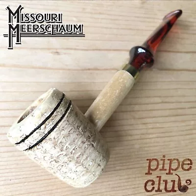 Missouri Meerschaum The Kingston Judge Natural Corn Cob Pipe Acrylic Stem - NEW • $32.99