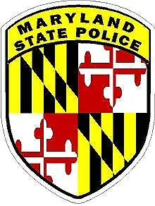 Maryland State Police Reflective Or Matte Vinyl Decal Sticker Sheriff Trooper  • $2.75