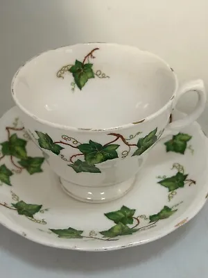 Colclough Bone China Ivy Leaves Teacup & Saucer Set Tea Dainty  6  #LH • £3.87