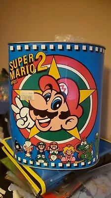 Super Mario Bros 2 Trash Can Garbage Can 1989 Nintendo NEW Rare Store Display • $999.99