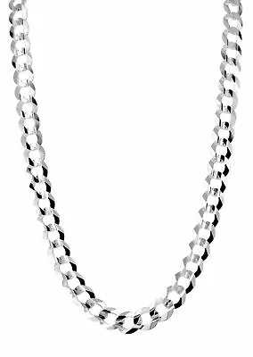 10K White Gold Solid Cuban Link Chain Pendant Necklace 2mm 14 - 30  • $149.99
