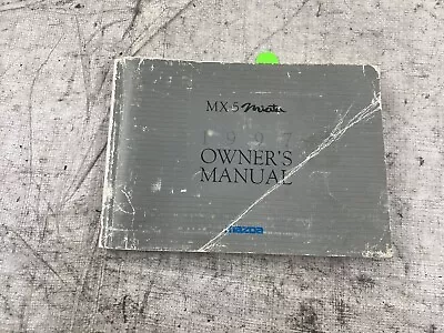 1997 Mazda Miata Mx5 Oem Owners Manual Booklet NA 1.8L 97 *DAMAGE* • $25