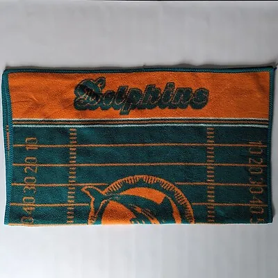 Miami Dolphins Vintage Fleece Blanket - The Nothwest Company Team NFL 45x55 • $30