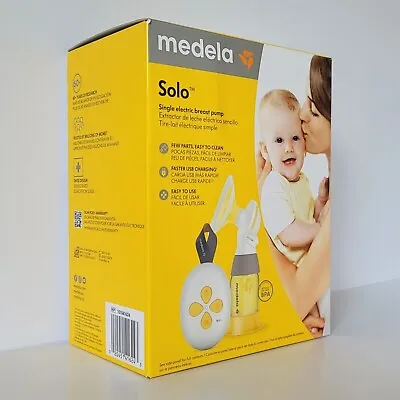 NEW Medela Solo Single Electric Baby Feeding Cordless Portable Breast Milk Pump • $44.34