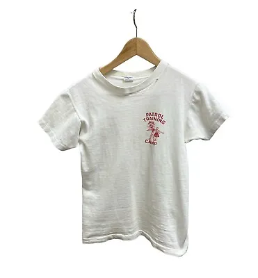 Vintage 1960s AAA Patrol Training Camp Women’s T-Shirt Champion Small • $69.95