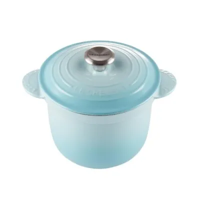 Le Creuset Cocotte Every 18 Purist Blue 2L 18cm Knob Pot With Inner Lid New • £216.56