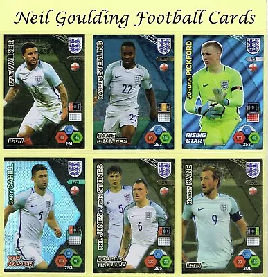 Panini ENGLAND 2018 Adrenalyn XL ☆ Football Cards ☆ #99 To #126 • £0.99