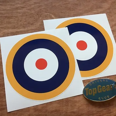 RAF ROUNDEL STICKERS WW2 Car Motorcycle Model Aeroplane 2 X 55mm • £1.90