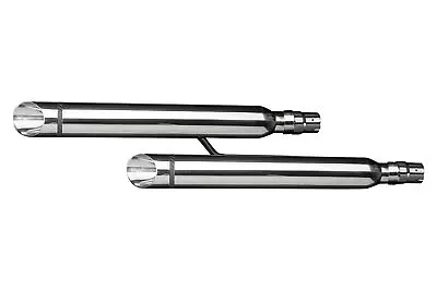 Delkevic Slip On Honda VTX1300S 21  Slash Cut Stainless Muffler Exhaust 03-07 • $495.99