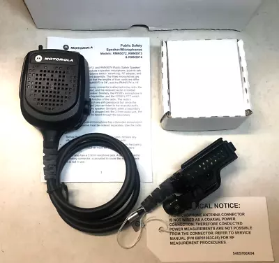 Motorola RMN5072B Public Safety Microphone W/RF Adapter XTS2500 XTS1500 PR1500 • $49.99