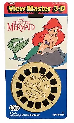 Disney’s The Little Mermaid  View-Master 3-D ~ 3 Reels ~ Vintage 1991 ~ Tyco • $10