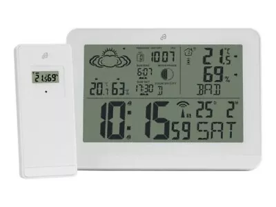 £18.99 • Buy AURIOL Radio Controlled Weather Station (White)