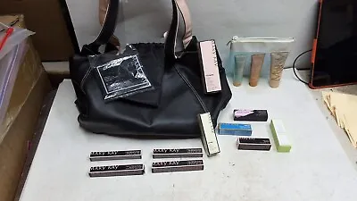 Mary Kay Outdated Miscellaneous Lot Sunscreen Lipstick Lip Liner Eyeliner Tote • $54.99