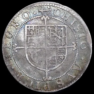 Charles I 1625-49. Milled Sixpence Mm. Anchor And Mullet. Briot. CHISTO Error. • £285