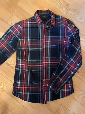 J Crew Perfect Shirt Stewart Tartan Plaid Button Down Shirt Top 4 (Worn Twice) • $17.99