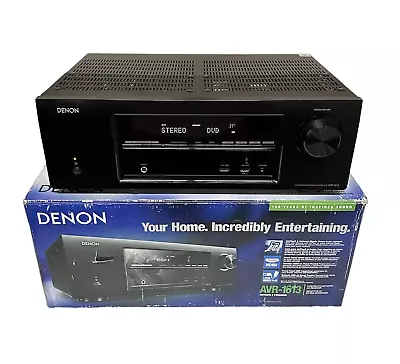 Denon AVR-1613 ~ 5.1 Channel AV Network HDMI Receiver ~ No Remote ~ MINT IN BOX • $89.90