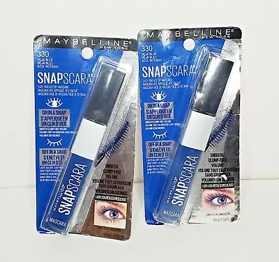  2x Maybelline NY Snapscara Mascara 330 Deja Blue Colored Mascara Sealed • $6.80