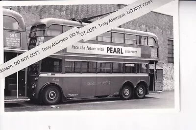 London Transport - M1 Type Trolley Bus - No. 1548 @ West Ham - Photo  # B13383 • £1