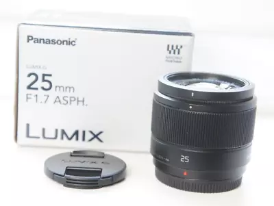 Panasonic Lumix G 25mm F1.7 ASPH - MFT M4/3 Fit - Fast Prime Lens • £114