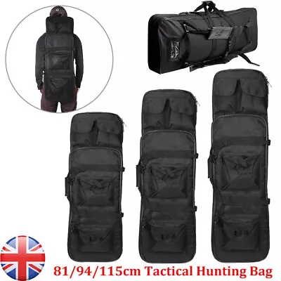 Tactical Rifle Bag Fishing Hunting Padded Case For Air Rifle Gun Shotgun Bag UK • £21.45