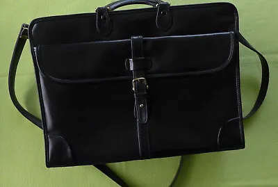 JANE SHILTON  'Japelle'  FAUX LEATHER BRIEFCASE/DOCUMENT/LAPTOP CASE • £14.99