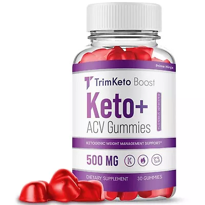 TrimKeto Boost Keto ACV Gummies Trim Keto Boost With ACV Max Strength (1 Pack) • $29.85