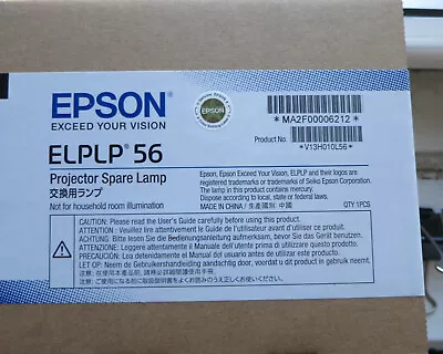 OEM/Genuine Epson ELPLP56 Spare Projector Lamp For Epson Moviemate 60 Projector • $75