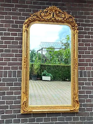 Vintage French Louis XVI Style Floor/Wall Mirror - Elegant And Versatile • $1850