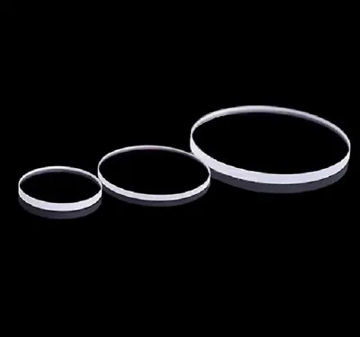 D10-25mm Al2O3 Sapphire Wafer Lens C-plane Single Crystal Windows Substrate • $16.99