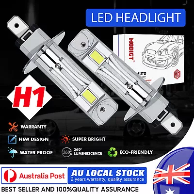 H1 6000K White LED Headlight Bulb Conversion Kit Low Beam Free Return Error Free • $46.59