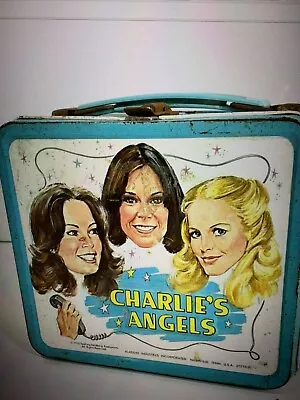 VINTAGE CHARLIE’S ANGELS LUNCHBOX W/ THERMOS! • $109.95