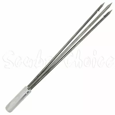 Spearfishing 12  Stainless Steel Pole Spear Tip 3 Prong Head Paralyzer • $22.99