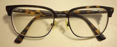 Marchon NYC Silver/Tortoise 54-18-140 Mens Eyeglasses Frames Italy • $34.99